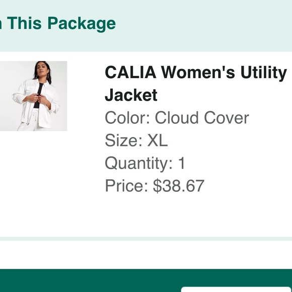 NWOT CALIA Women's Utility Jacket - Picture 3 of 10